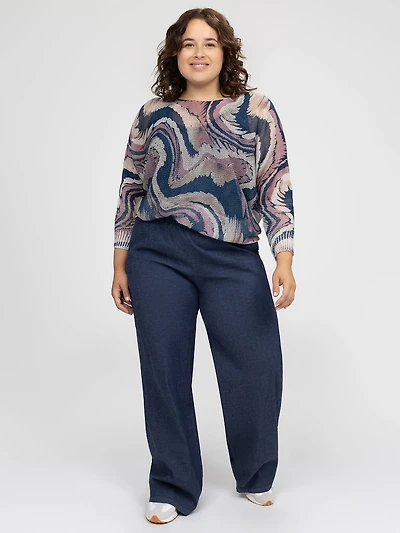 Pantalon ample décontracté