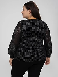 Tunique évasée à manches longues