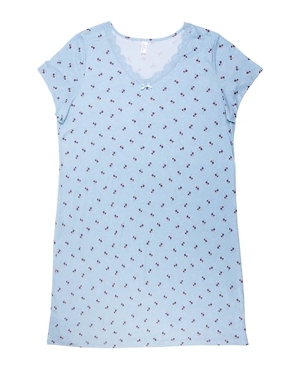 Robe de nuit droite