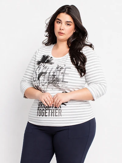3/4-sleeve t-shirt