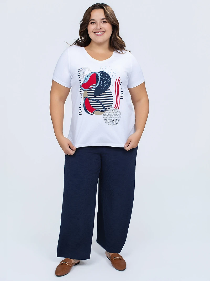 Loose short-sleeve t-shirt