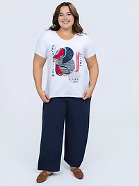 Loose short-sleeve t-shirt