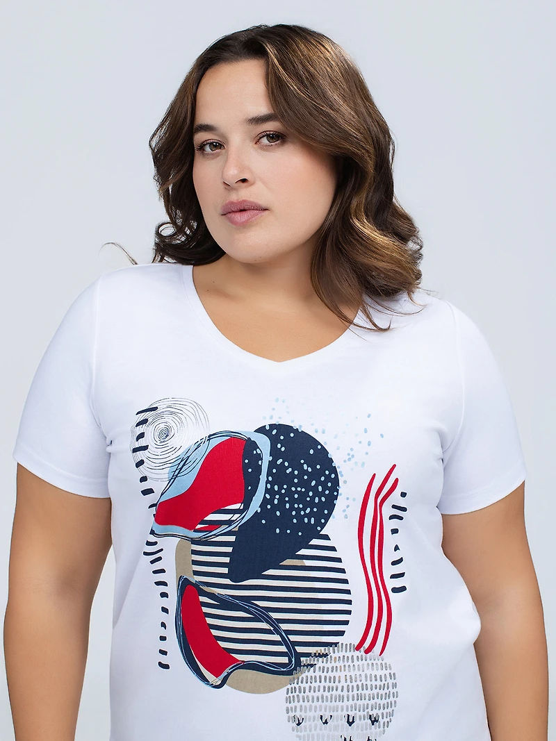 Loose short-sleeve t-shirt