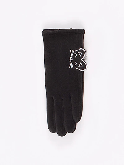 Gants en faux suède