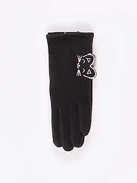 Gants en faux suède
