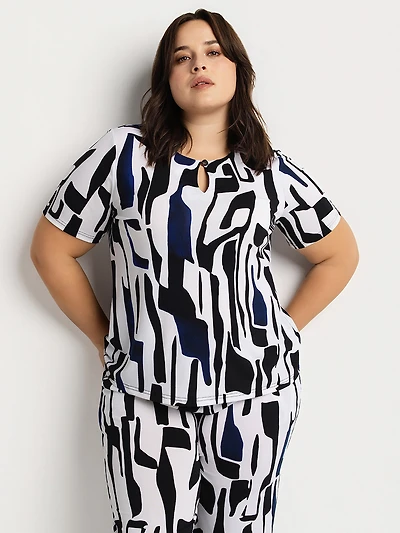 T-shirt ample à manches courtes