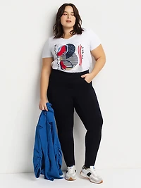 Pantalon semi-ajusté à enfiler