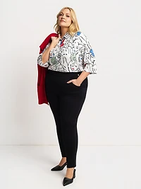 Pantalon semi-ajusté à enfiler