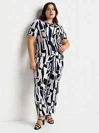 Straight-leg trousers