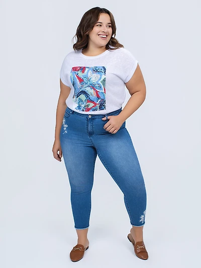 Skinny fitted ankle jean