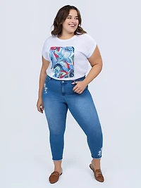 Skinny fitted ankle jean