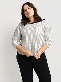 T-shirt ample à manches courtes