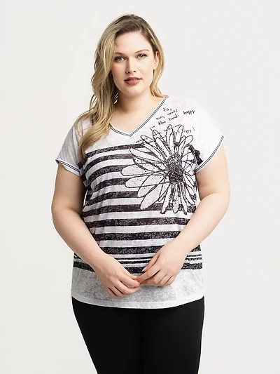 Loose short-sleeve t-shirt