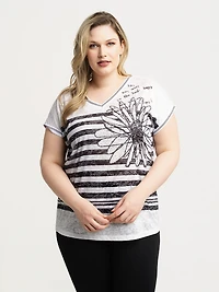 Loose short-sleeve t-shirt