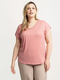 Loose short-sleeve t-shirt