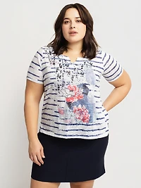 Short-sleeve tunic