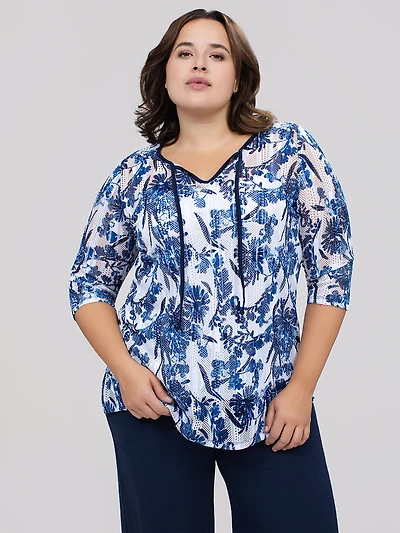 Tunique à manches 3/4