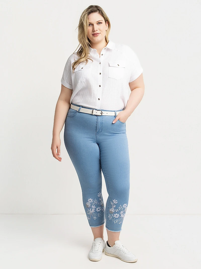 Skinny fitted ankle jean