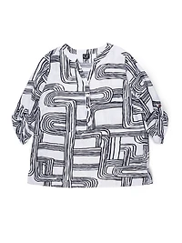 3/4-sleeve blouse
