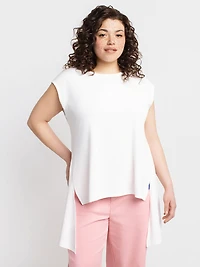 Short-sleeve loose tunic