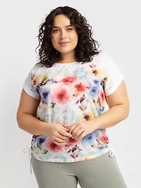 T-shirt ample à manches courtes