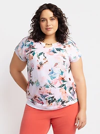 T-shirt ample à manches courtes