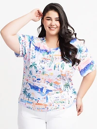 Loose short-sleeve t-shirt