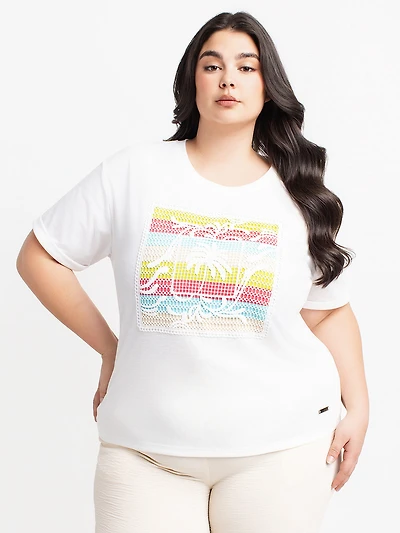 Loose short-sleeve t-shirt
