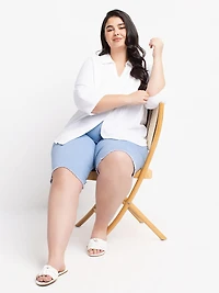 Blouse à manches 3/4