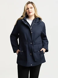 Manteau coquille semi-ajusté