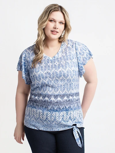 Tunique à manches courtes