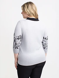 Pull à manches 3/4