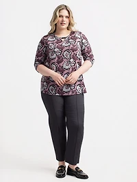 3/4-sleeve tunic