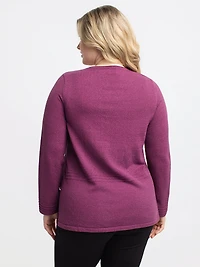 Long-sleeve pullover shirt