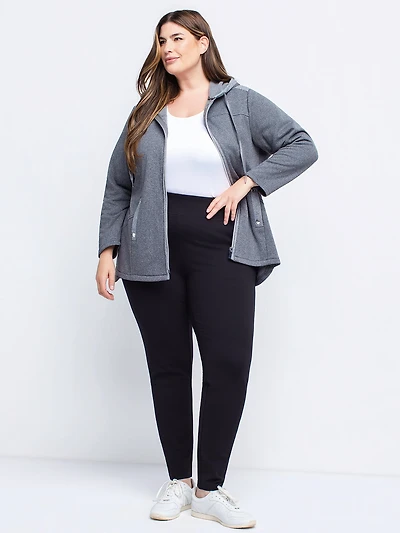 Fitted pull-on pants