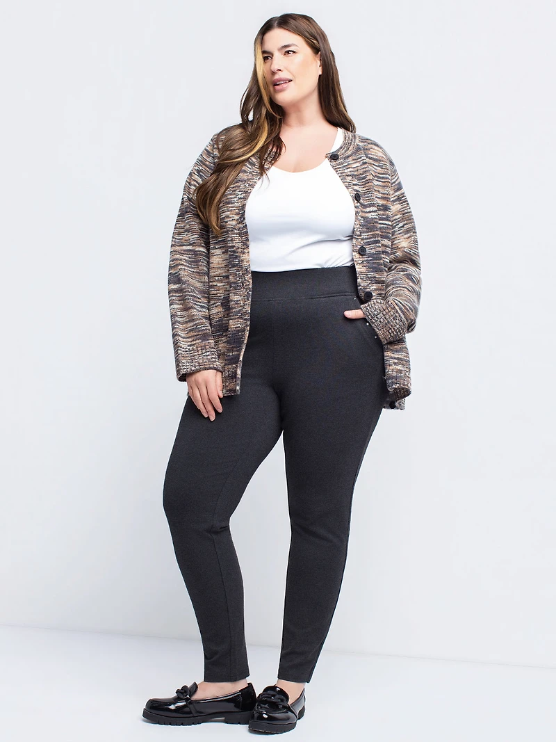 Pantalon ajusté à enfiler