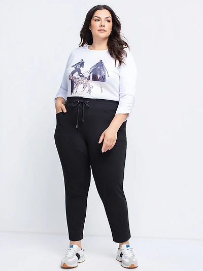 Pull-on lounge pants