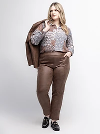Pantalon étroit ajusté à enfiler - Petite
