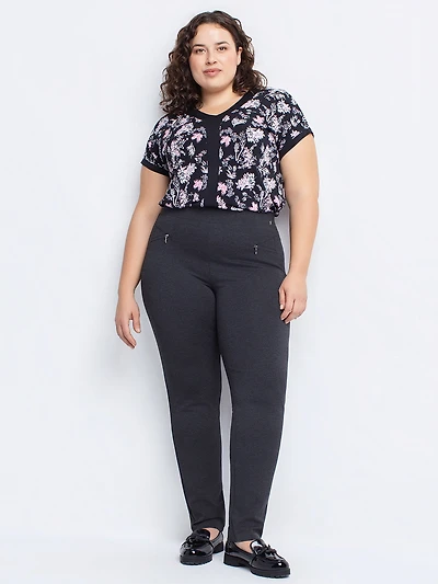 Pantalon ajusté à enfiler