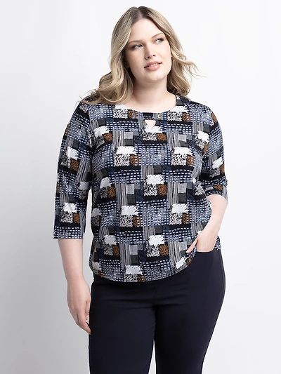 T-shirt à manches 3/4