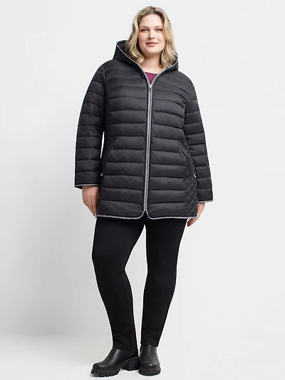 Mid-thigh coat