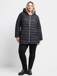 Mid-thigh coat
