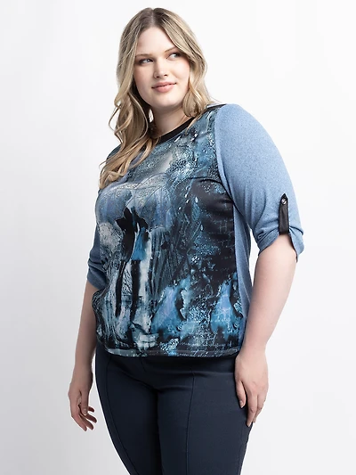 3/4-sleeve t-shirt