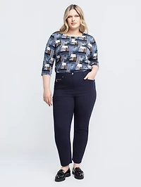 Pantalon droit décontracté - Petite