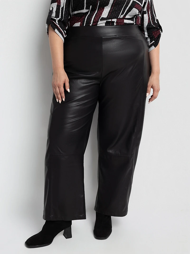 Pantalon habillé ajusté à enfiler - Petite
