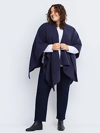 Poncho en tricot