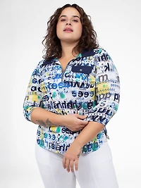 T-shirt à manches 3/4
