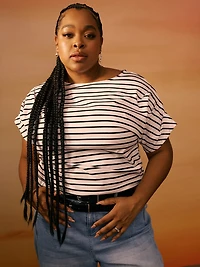 Loose short-sleeve t-shirt
