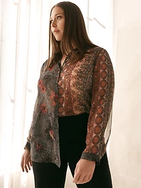 Blouse à manches longues