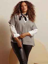 Short-sleeve cardigan